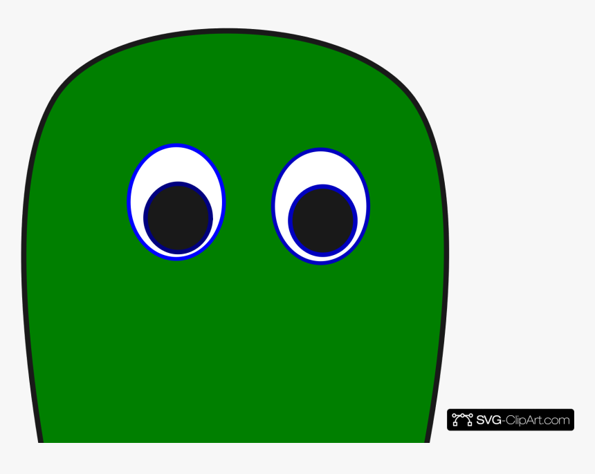 Pacman Ghost Green Clip Art Icon And Clipart Transparent - Clip Art, HD Png Download, Free Download