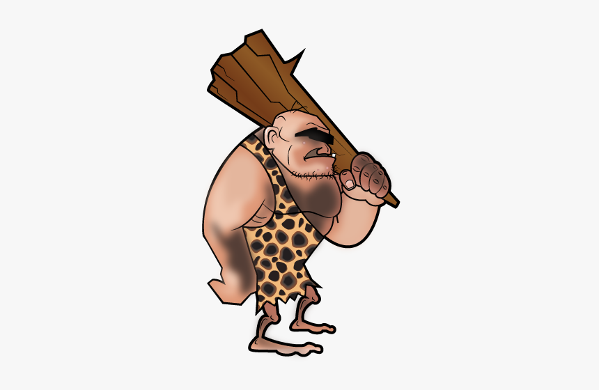 Caveman Costume And Dig For Bones Who Needs Brand Paper - Cartoon Caveman Png, Transparent Png, Free Download