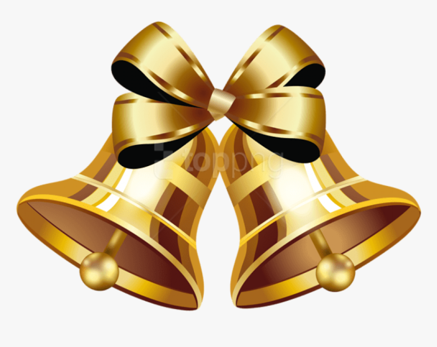 Transparent Bells Png - Gold Wedding Bells Png, Png Download, Free Download