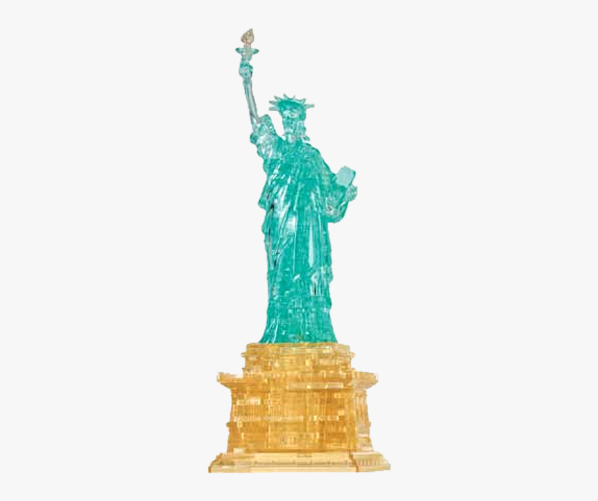 3d Crystal Puzzle Deluxe - 3d Crystal Puzzle Statue Of Liberty, HD Png Download, Free Download