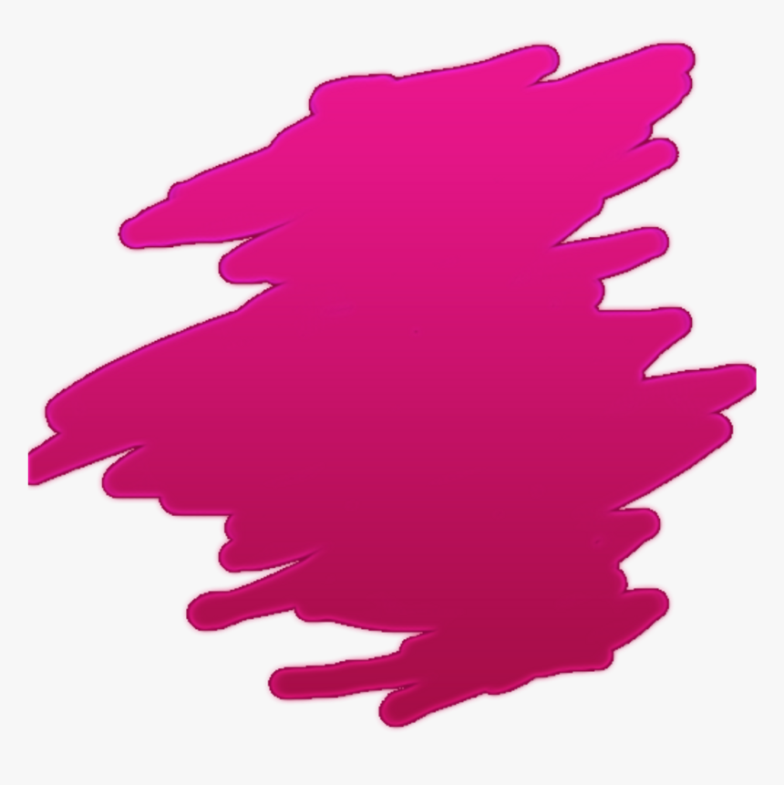 Pink Red Smear Smudge Paint Decoration Transparent - Transparent Color Smudges, HD Png Download, Free Download