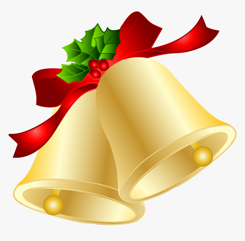 Christmas Bells Transparent Picture - Happy Christmas Vector Png, Png Download, Free Download
