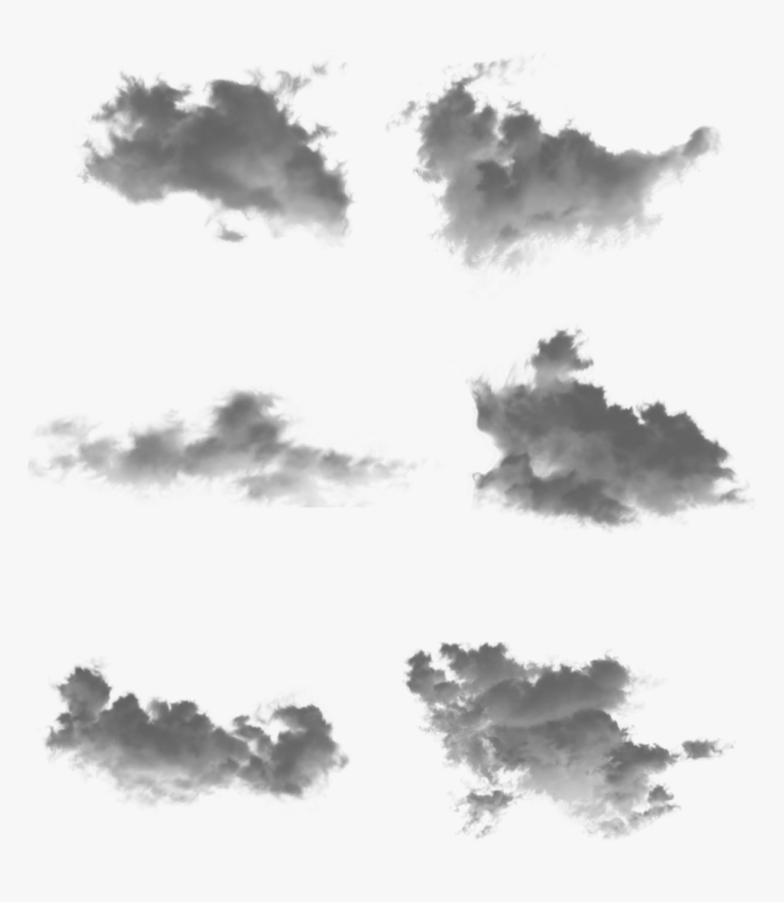 Ink Cloud Black Smudge Decorative Element Png And Psd - Dark Clouds Black Png, Transparent Png, Free Download