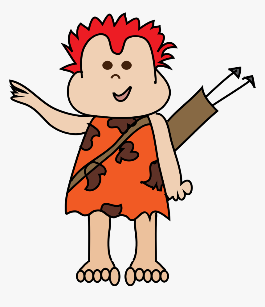 Caveman Clipart Jacked - Cave Girl Cartoon Png, Transparent Png, Free Download