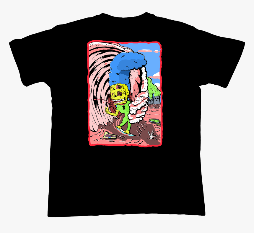 Surfer Marge Tee By Ayla The Caveman $49 Clipart , - Active Shirt, HD Png Download, Free Download