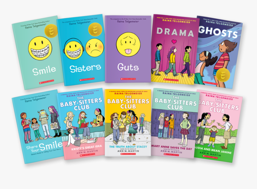 2019 Banner Smaller - Raina Telgemeier Graphic Novels, HD Png Download, Free Download