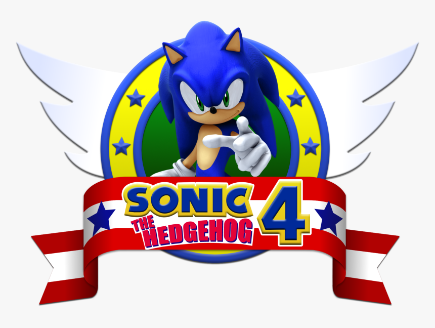 Sonic The Hedgehog Logo Png Sonic The Hedgehog 4 Png Transparent Png Kindpng