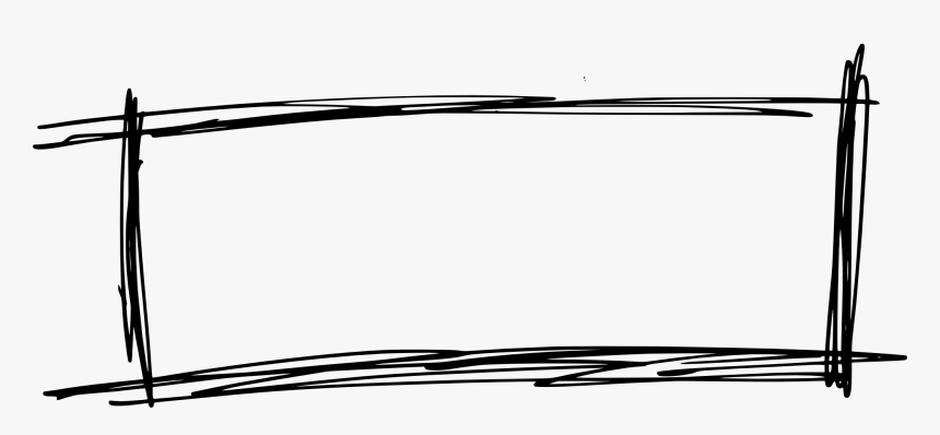 Scribble Line Png - Scribble Rectangle Transparent Background, Png Download, Free Download
