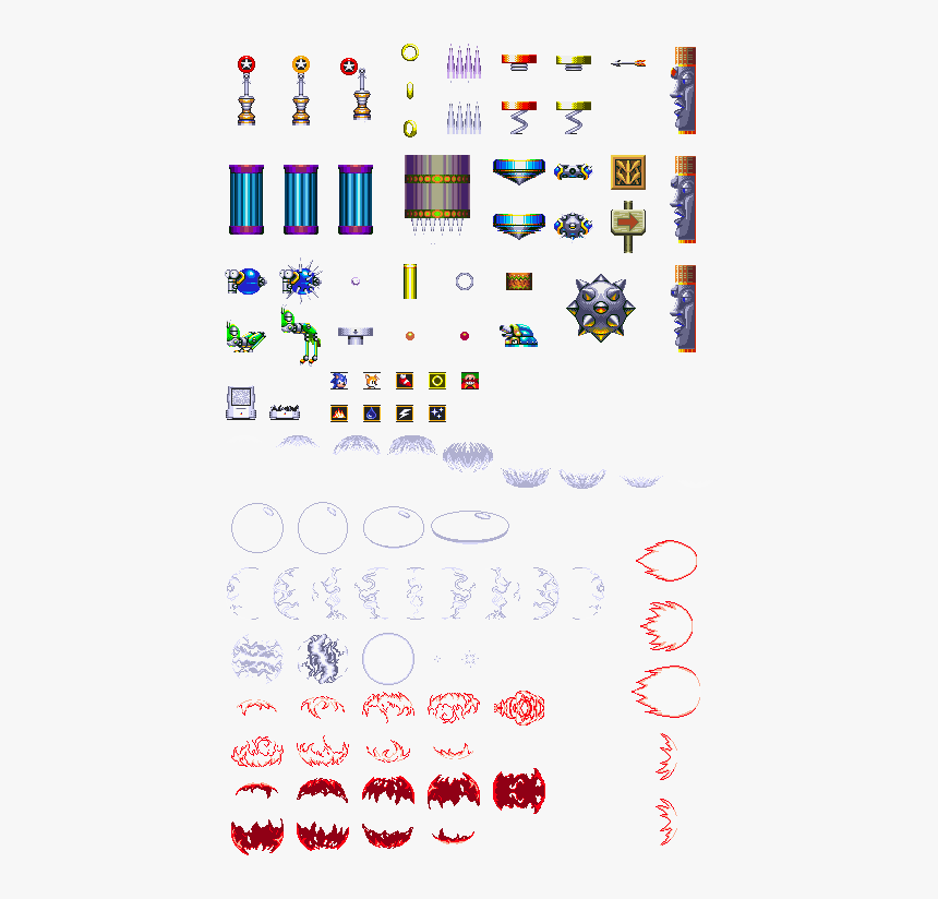 Sonic Sprites With Transparent Background, HD Png Download, Free Download