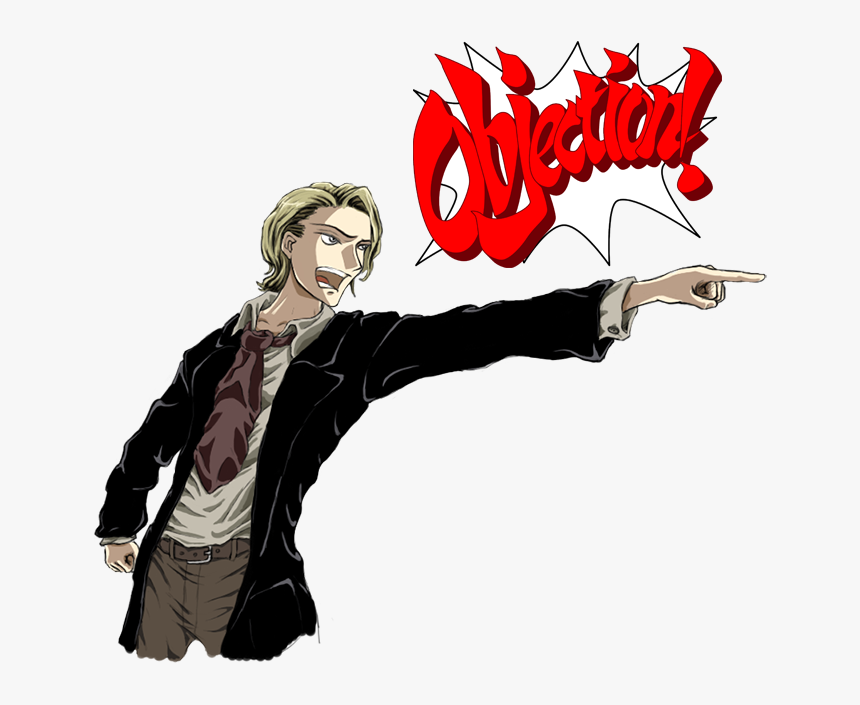 Ace Attorney Phoenix Wright - Phoenix Wright Ace Attorney Objection Gif, HD Png Download, Free Download