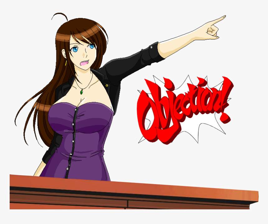 Transparent Objection Png - Ace Attorney No Objections, Png Download, Free Download