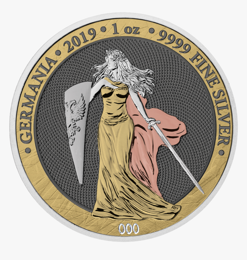 2019 Germania 6 Precious Metals 5 Mark 1 Oz - Germania 2019, HD Png Download, Free Download