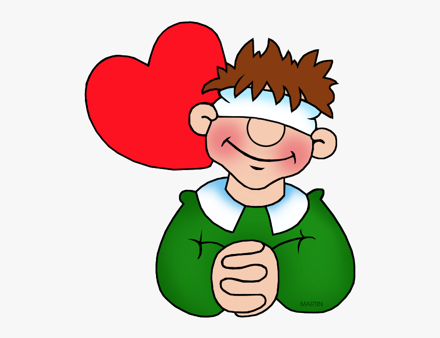 Valentine By Phillip Martin - Love Is Blind Clip Art, HD Png Download, Free Download