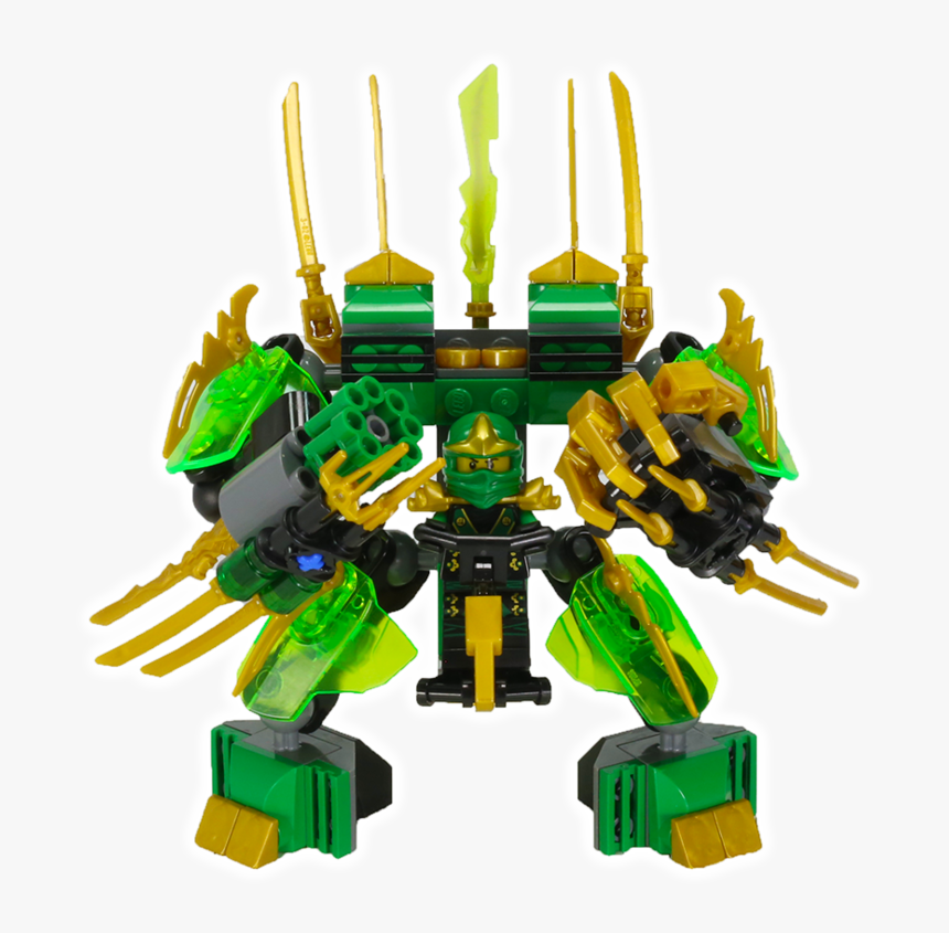 Lego Ninjago Lloyds Mech - Green Ninjago Robot Coloring, HD Png Download, Free Download