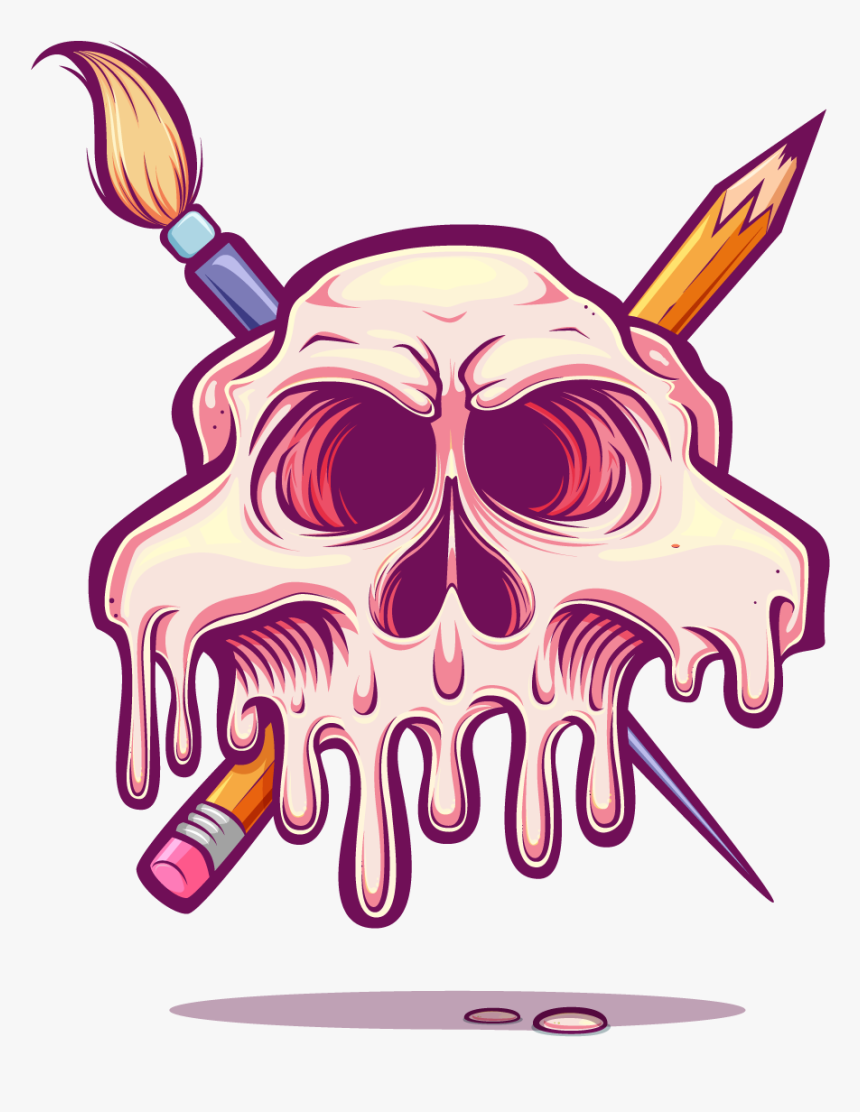 Ilustra O Muere Graphic, Jolly Roger, Arte Pop, Cool - Draw Or Die, HD Png Download, Free Download