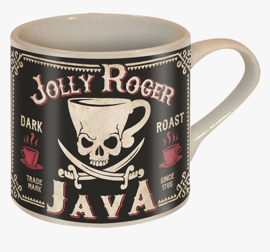 Jolly Roger Java Coffee Mug - Green Pirate, HD Png Download, Free Download