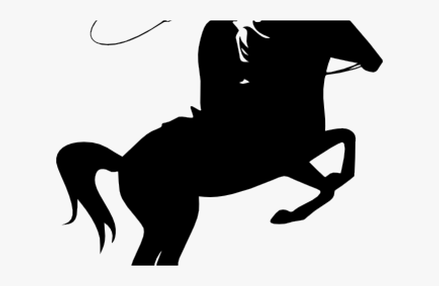 Horse Roping Clip Art , Png Download - Cowboy On Horse Clipart, Transparent Png, Free Download
