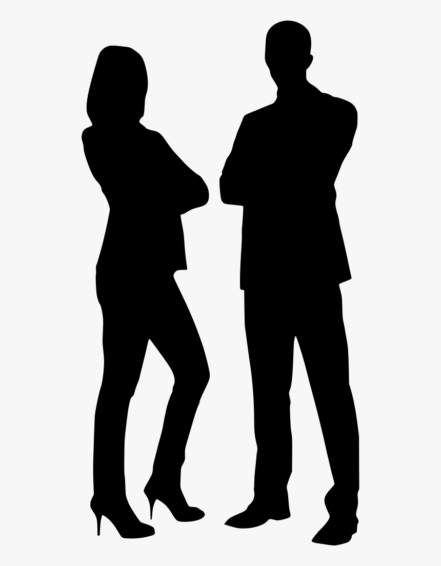 Transparent Business Woman Silhouette Png - Man And Woman Silhouette Png, Png Download, Free Download