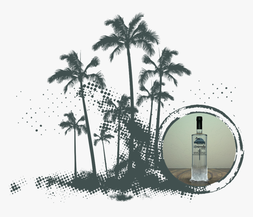 Vodka Palms - Vector Graphics, HD Png Download, Free Download