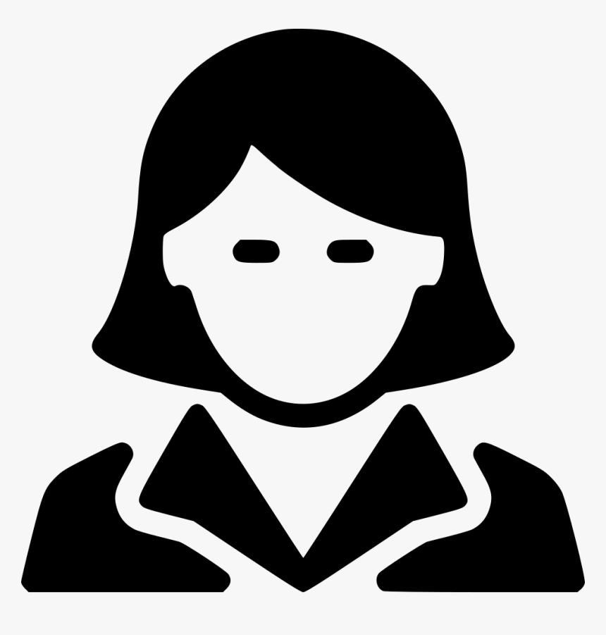 Business Woman Free Icon - Business Woman Face Icon, HD Png Download, Free Download