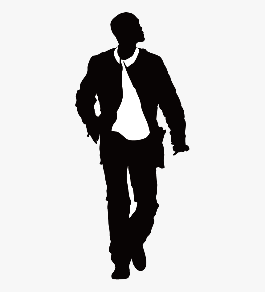 Silhouette Model Male - Man Silhouette Vector Png, Transparent Png, Free Download
