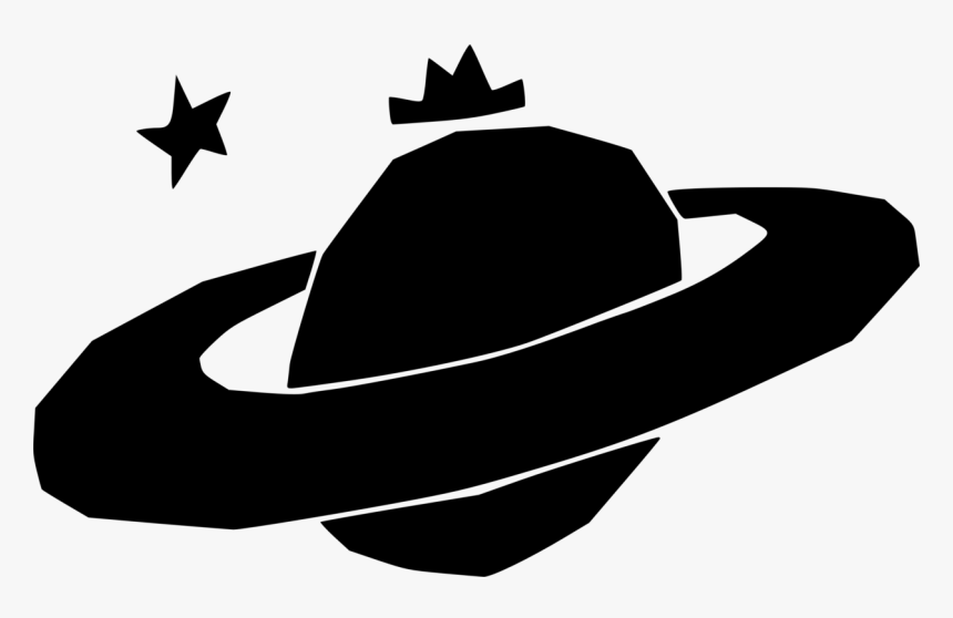 Planet 90 Cowboy Hat Planetarium Silhouette - Portable Network Graphics, HD Png Download, Free Download