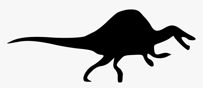 Spinosaurus Silhouette Png, Transparent Png, Free Download