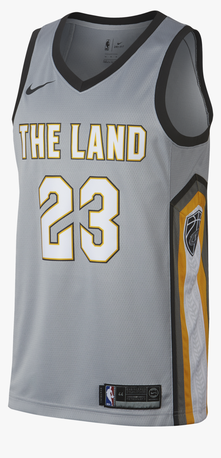 Nike Nba Lebron James Cleveland Cavaliers City Edition - Cavs Basketball Jersey Gray, HD Png Download, Free Download
