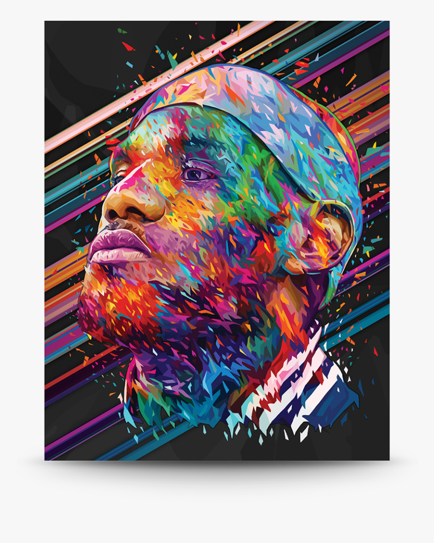 Painting Of Lebron James, HD Png Download, Free Download