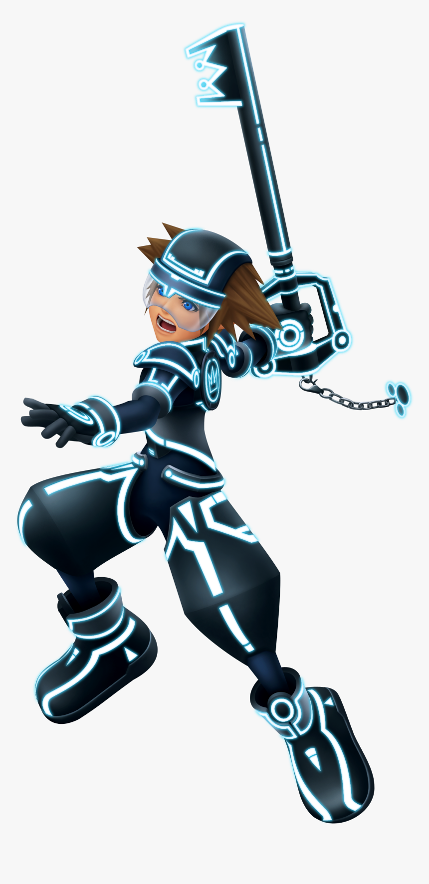 View Fullsize Sora Image - Kingdom Hearts Dream Drop Distance Sora Tron, HD Png Download, Free Download