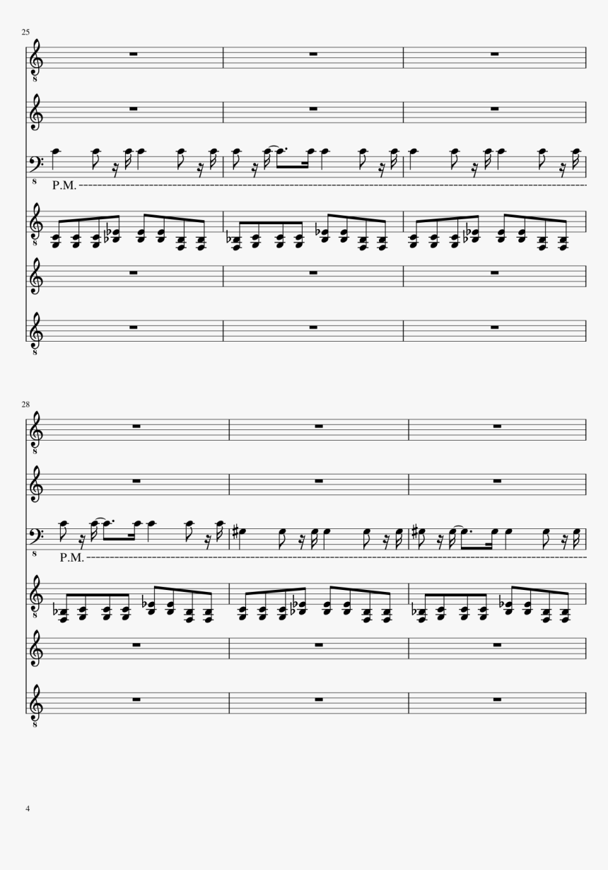 Call Out My Name The Weekend Piano Notes, HD Png Download, Free Download