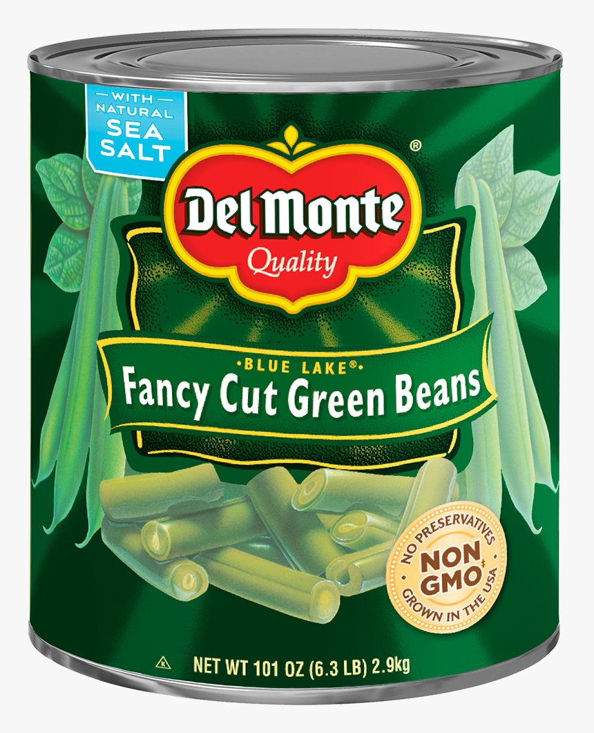 Del Monte® Blue Lake® Fancy Cut Green Beans - #10 Can Green Beans, HD Png Download, Free Download