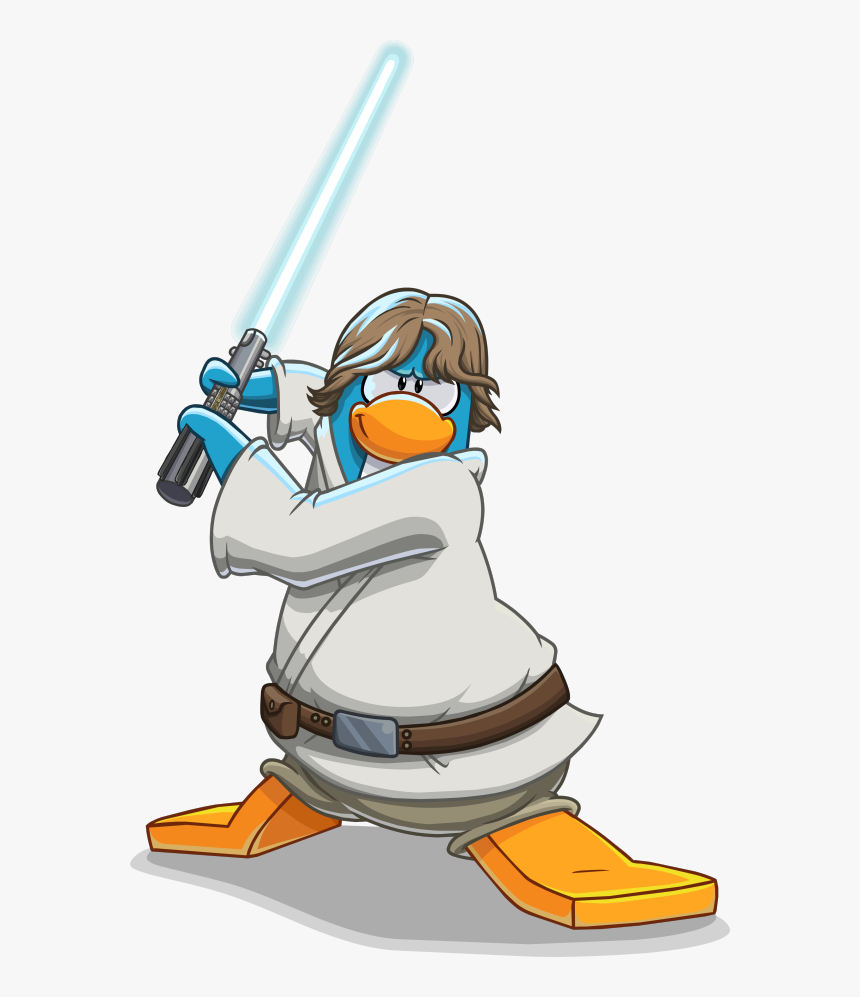 Jedi Wiki Fandom Powered By Wikia - Club Penguin Star Wars Luke, HD Png Download, Free Download