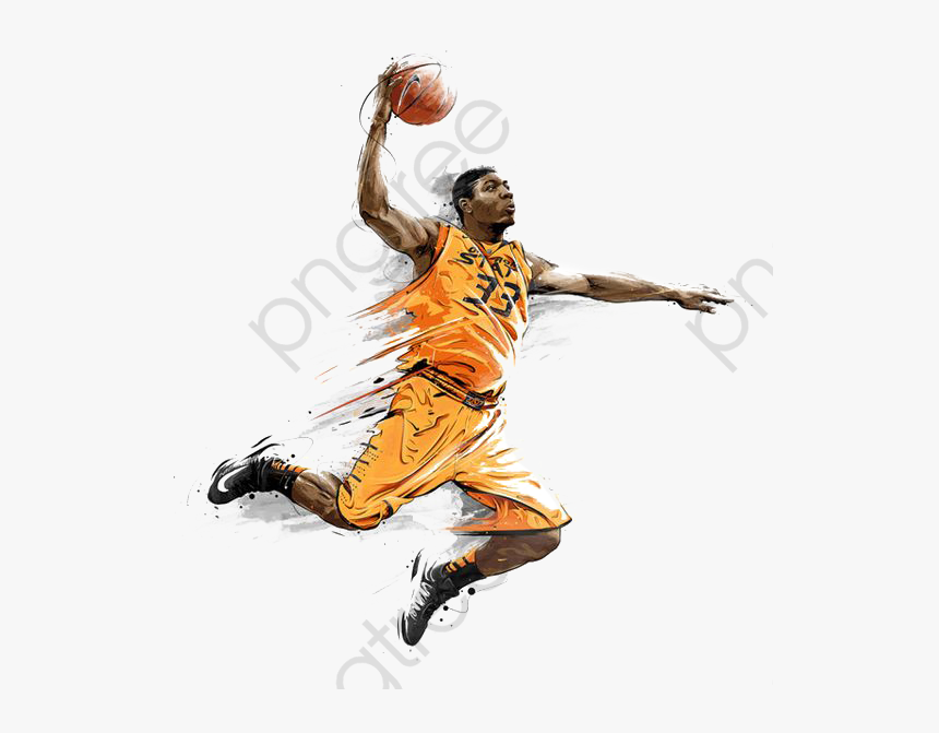 Clipart Nba No Transparent - Nba Dunk Photos No Background, HD Png Download, Free Download