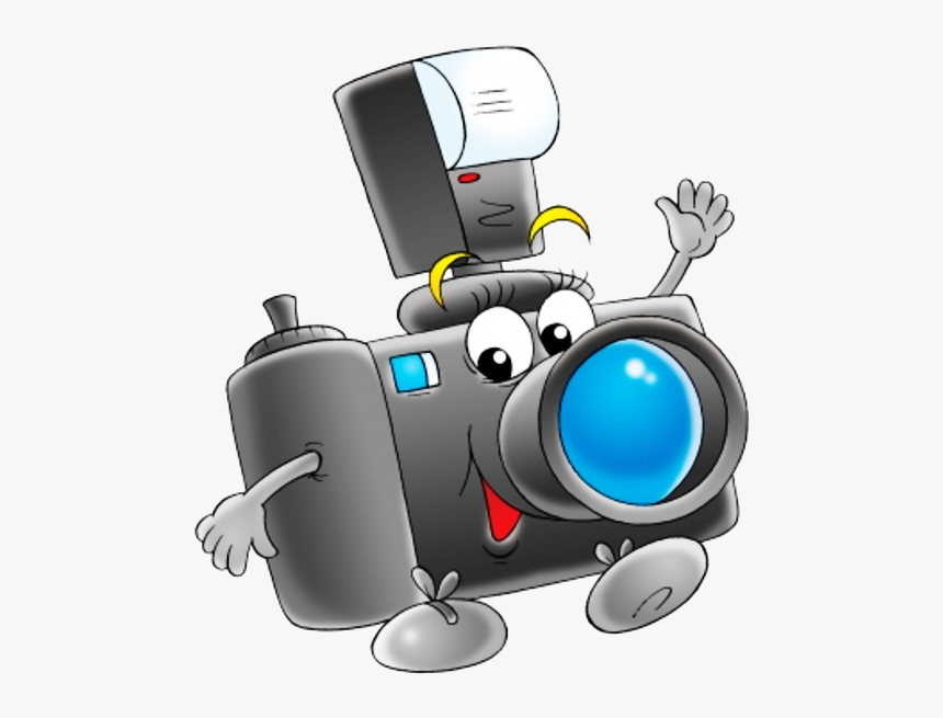 Camera Black Cartoon Creative Hq Image Free Png Clipart - Digital Camera Clip Art, Transparent Png, Free Download