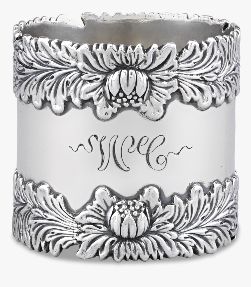 Chrysanthemum Sterling Silver Napkin Ring By Tiffany - Birthday Cake, HD Png Download, Free Download