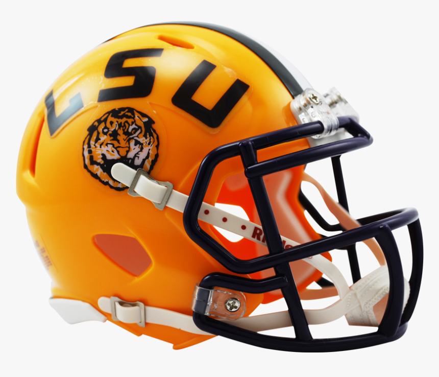 Louisiana State Speed Mini Helmet - Lsu Football Helmet, HD Png Download, Free Download