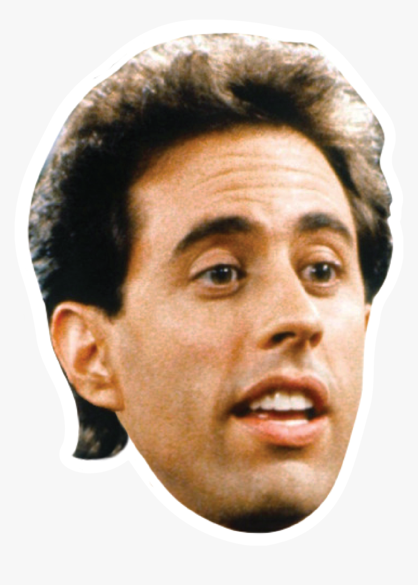 Jerry Seinfield Celebrity Head Sticker - Seinfeld Jerry Seinfeld, HD Png Download, Free Download