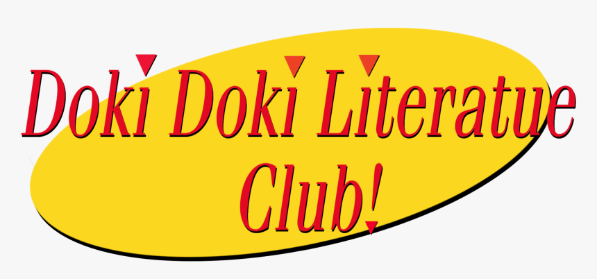 Doki Doki Literatue Club Text Font Yellow - Seinfeld Sbubby, HD Png Download, Free Download