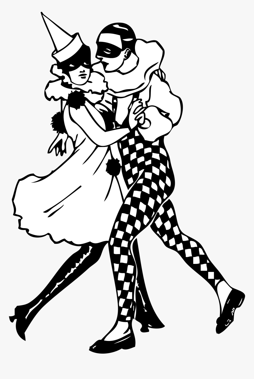 Harlequin Dancers Clip Arts - Harlequin Dancers, HD Png Download, Free Download
