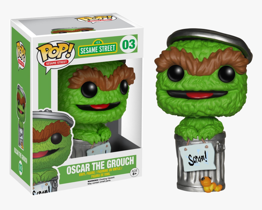 Oscar The Grouch Funko Pop, HD Png Download, Free Download