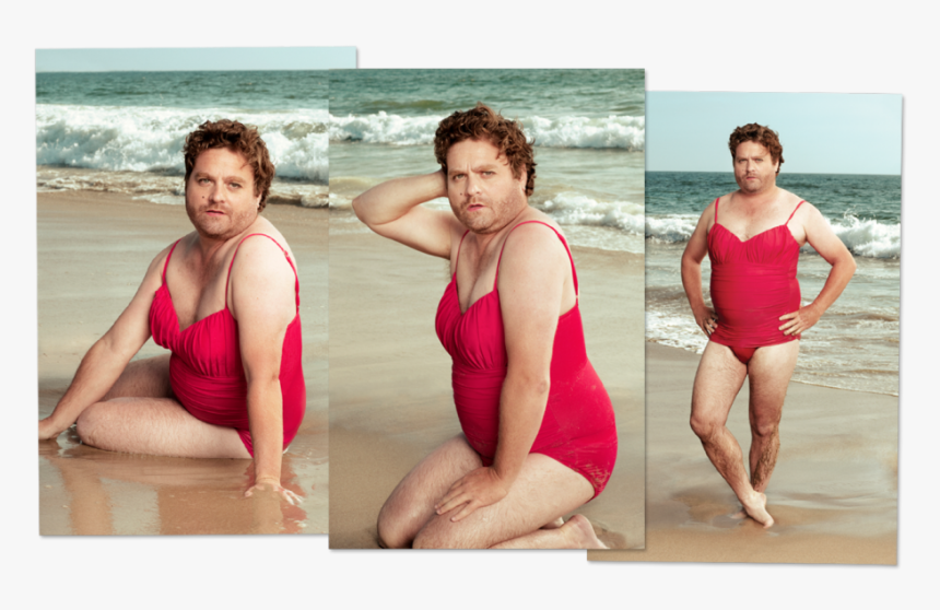 Zach Galifianakis Swimsuit, HD Png Download, Free Download