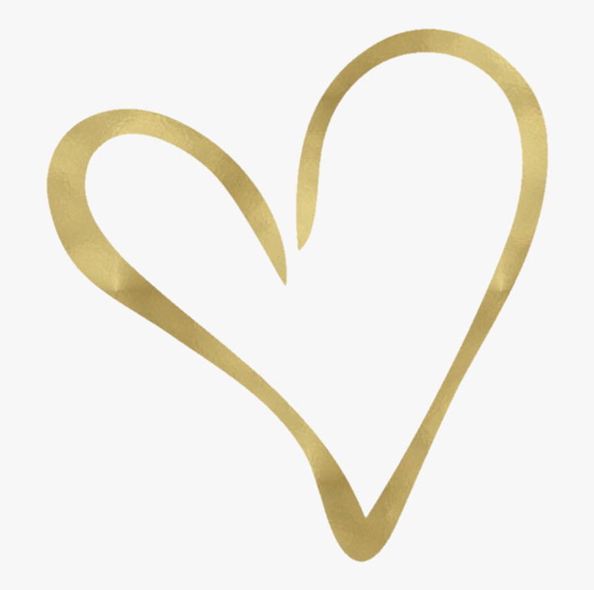 #heart #hearts #golden #gold - Love Gold Sticker Png, Transparent Png, Free Download