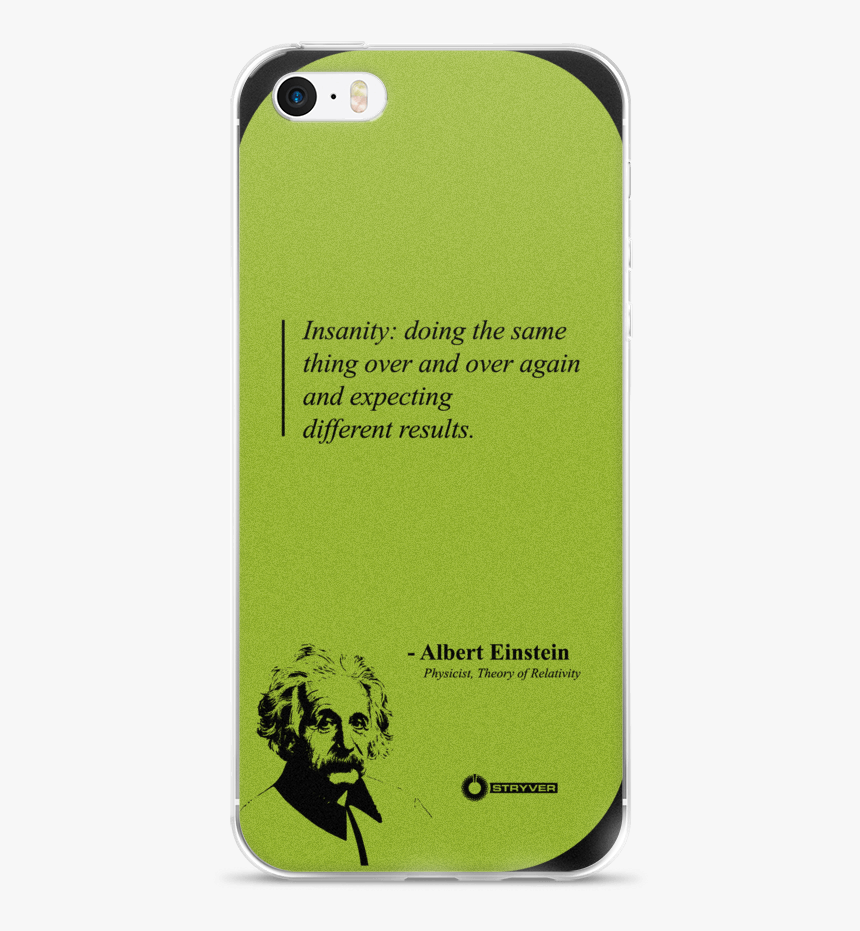 Albert Einstein "insanity" - Iphone, HD Png Download, Free Download