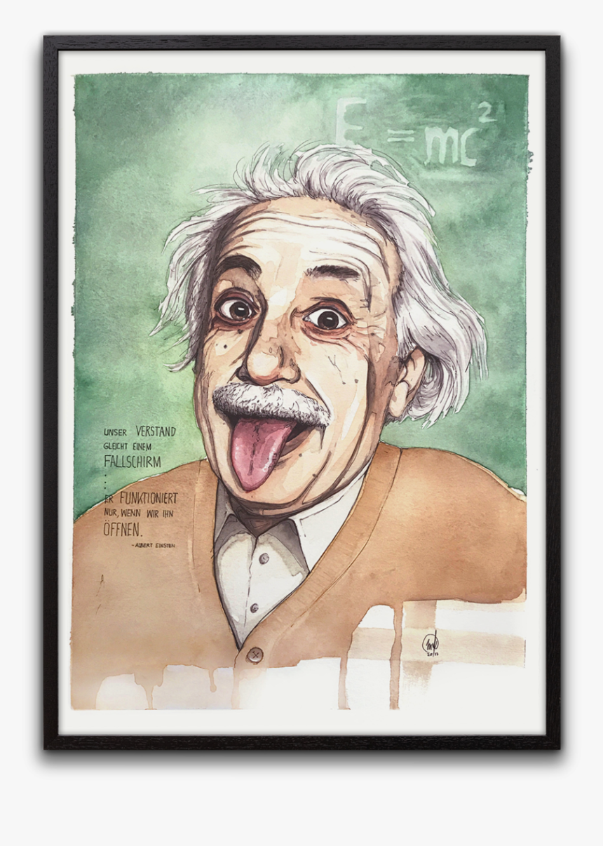Albert Einstein - Picture Frame, HD Png Download, Free Download