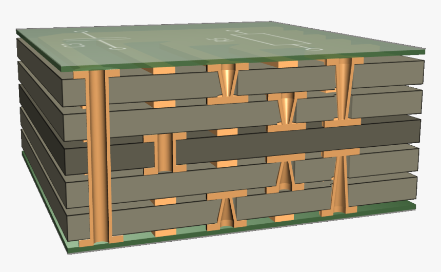 Pcb Microvia, HD Png Download, Free Download