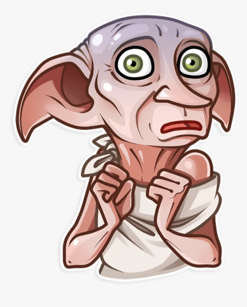 #harrypotter #dobby #sticker Harry Potter - Dobby Harry Potter Stickers, HD Png Download, Free Download