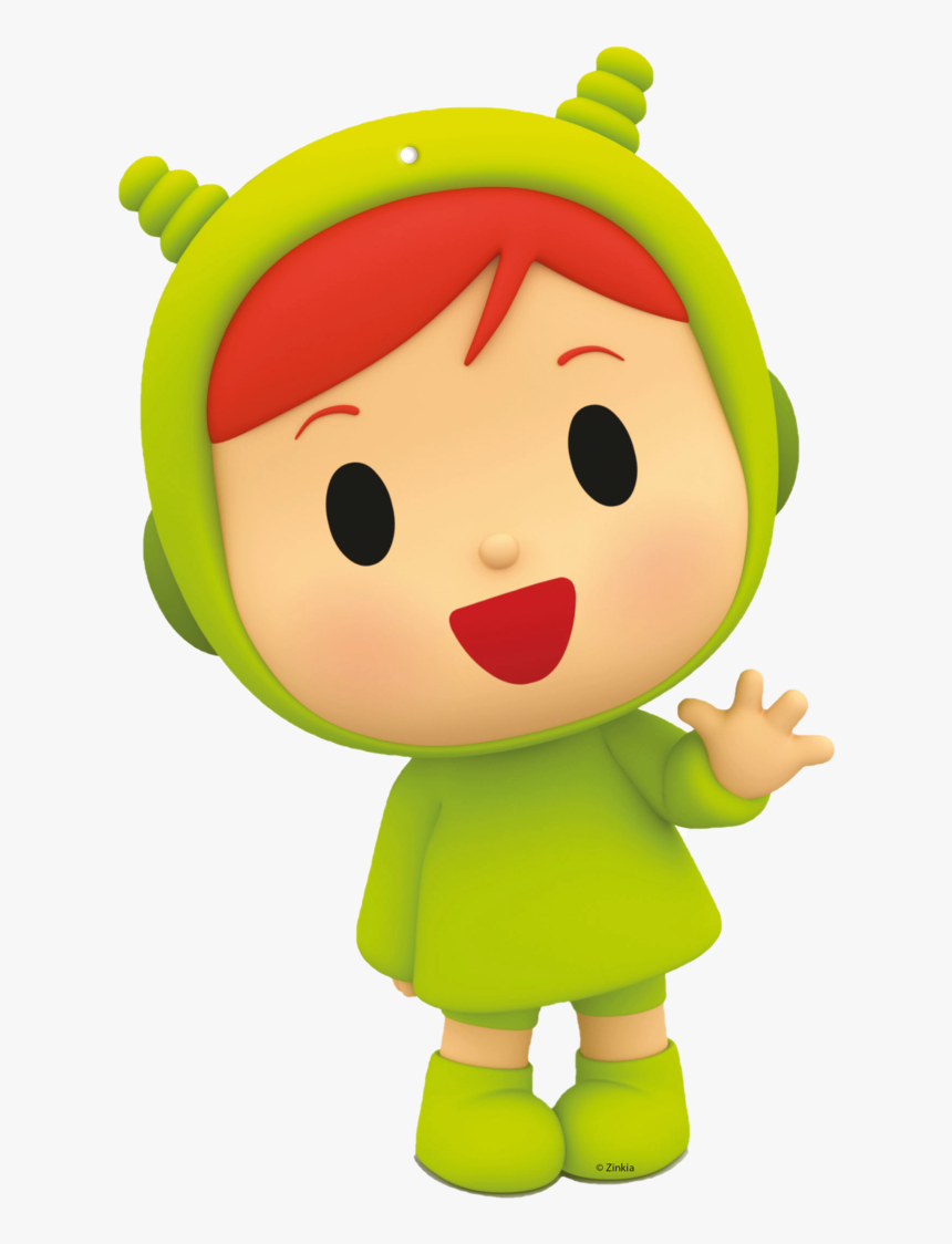 Pack 4 Siluetas 30cm Pocoyo - Nina Pocoyo Para Colorear E Imprimir, HD Png Download, Free Download