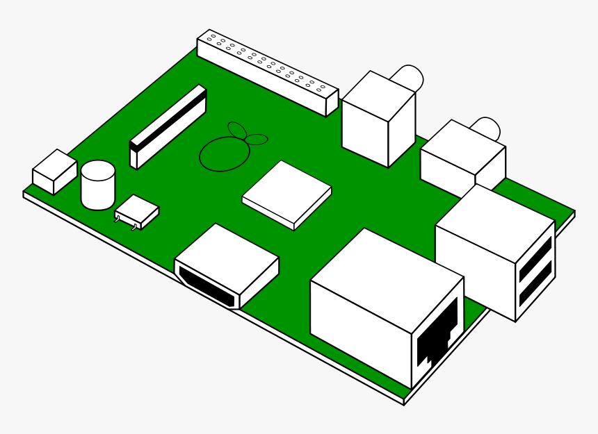 Looks Like Raspberry Pi Printed Circuit Board - Raspberry Pi Icon Png, Transparent Png, Free Download