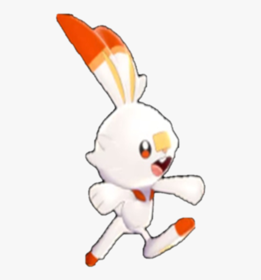 Cartoon White Orange Rabbit Illustration Rabbits And - Scorbunny Punch Gif, HD Png Download, Free Download